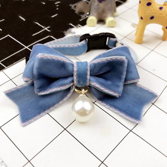 Pearl and Bow Collar